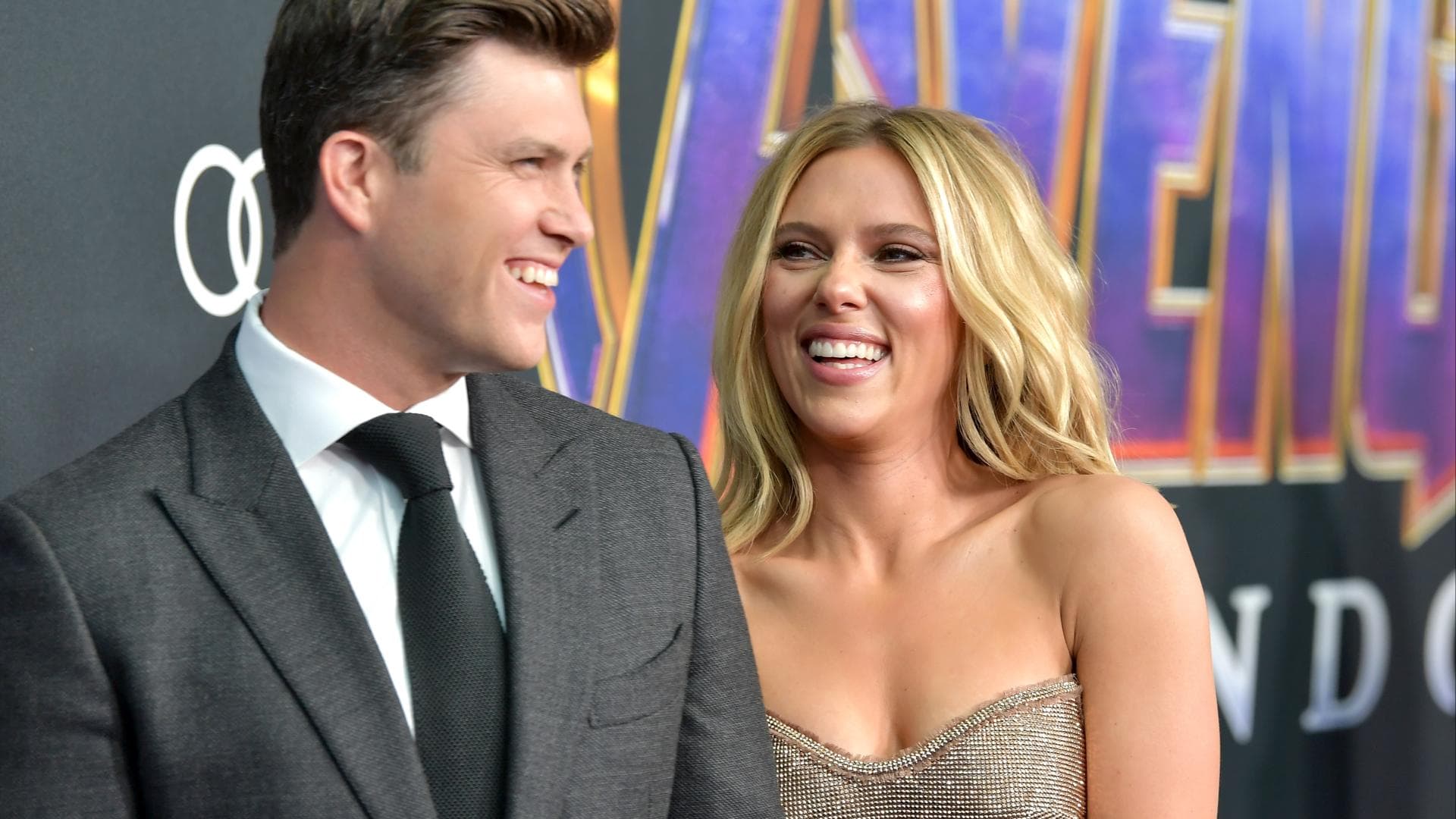 Scarlett Johansson und Colin Jost