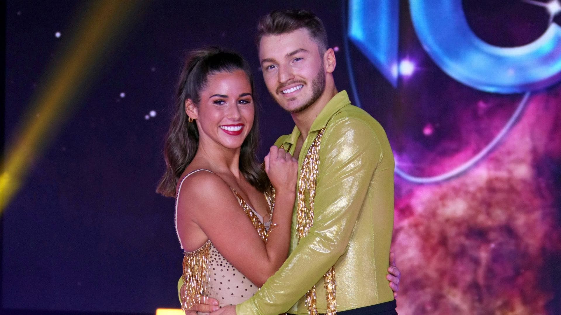 sarah lombardi Joti Polizoakis holiday on ice