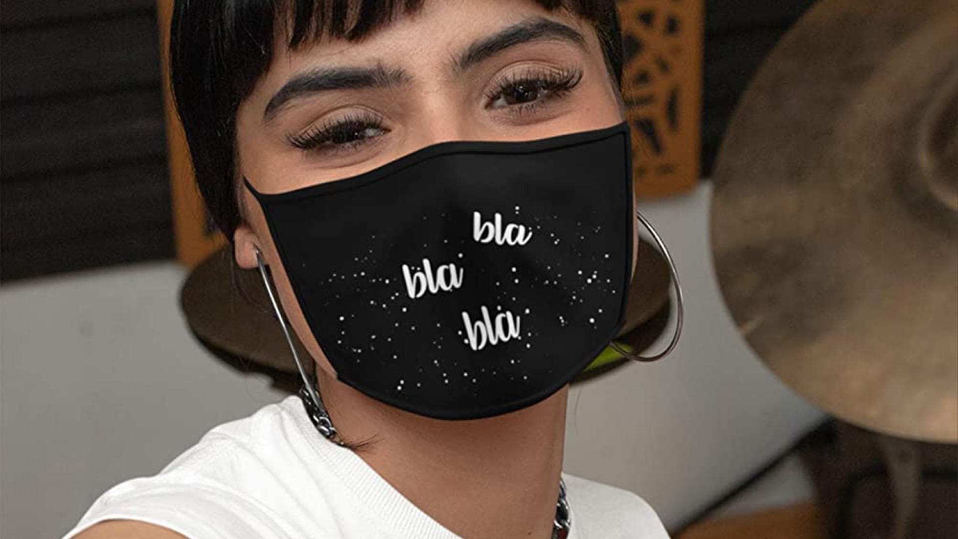 Atemschutzmaske mit Spruch