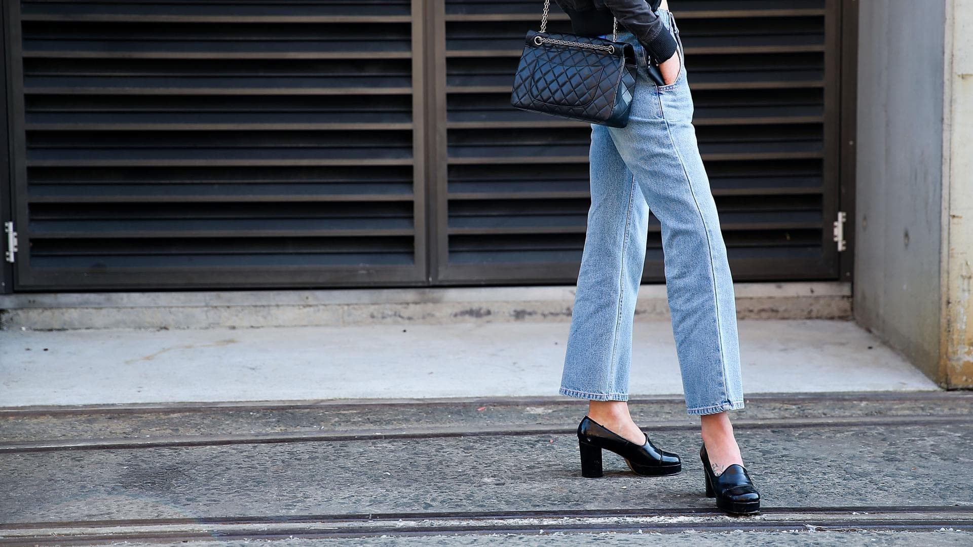 High-Water Jeanshose