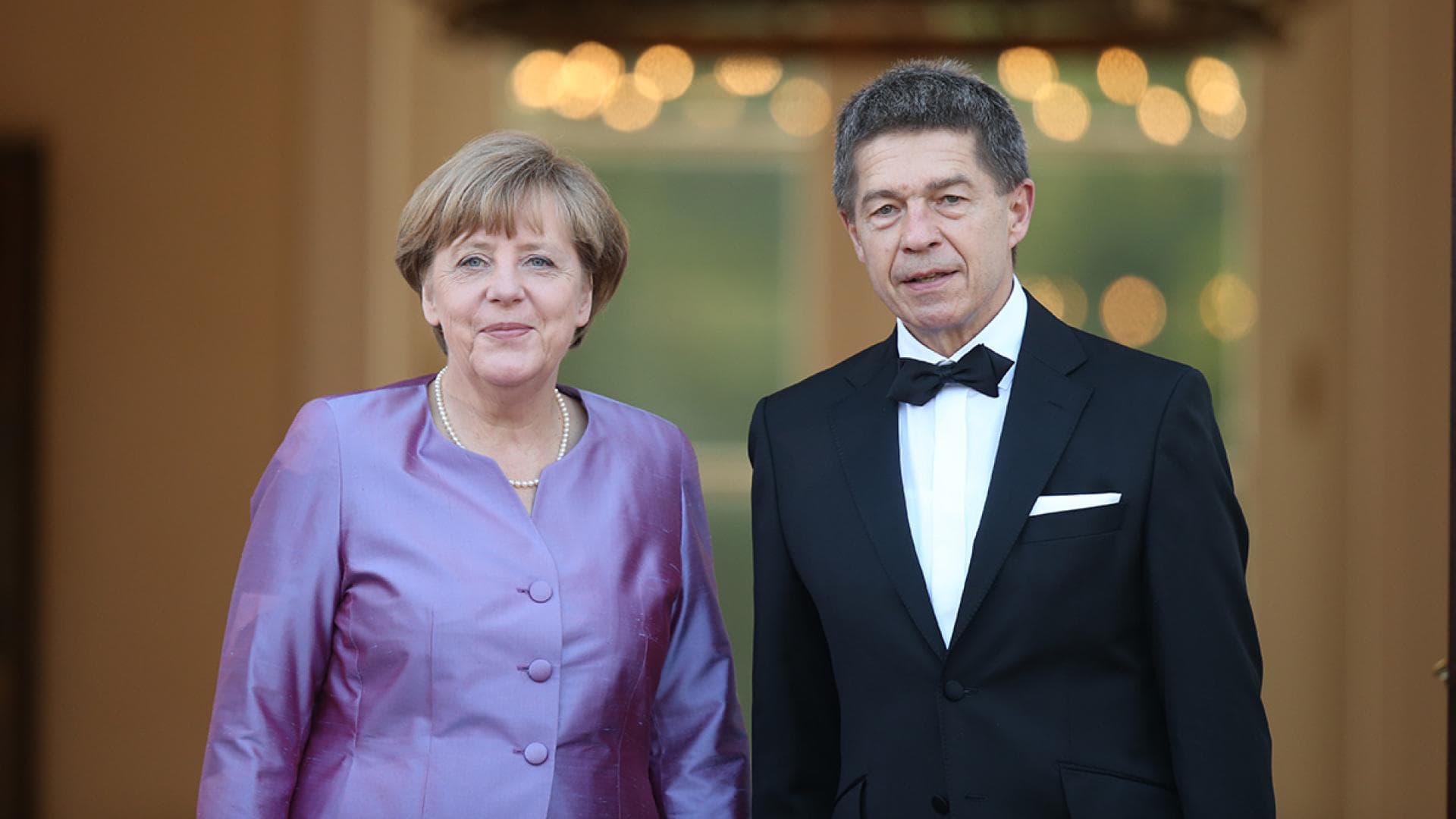 Angela Merkel und Joachin Sauer
