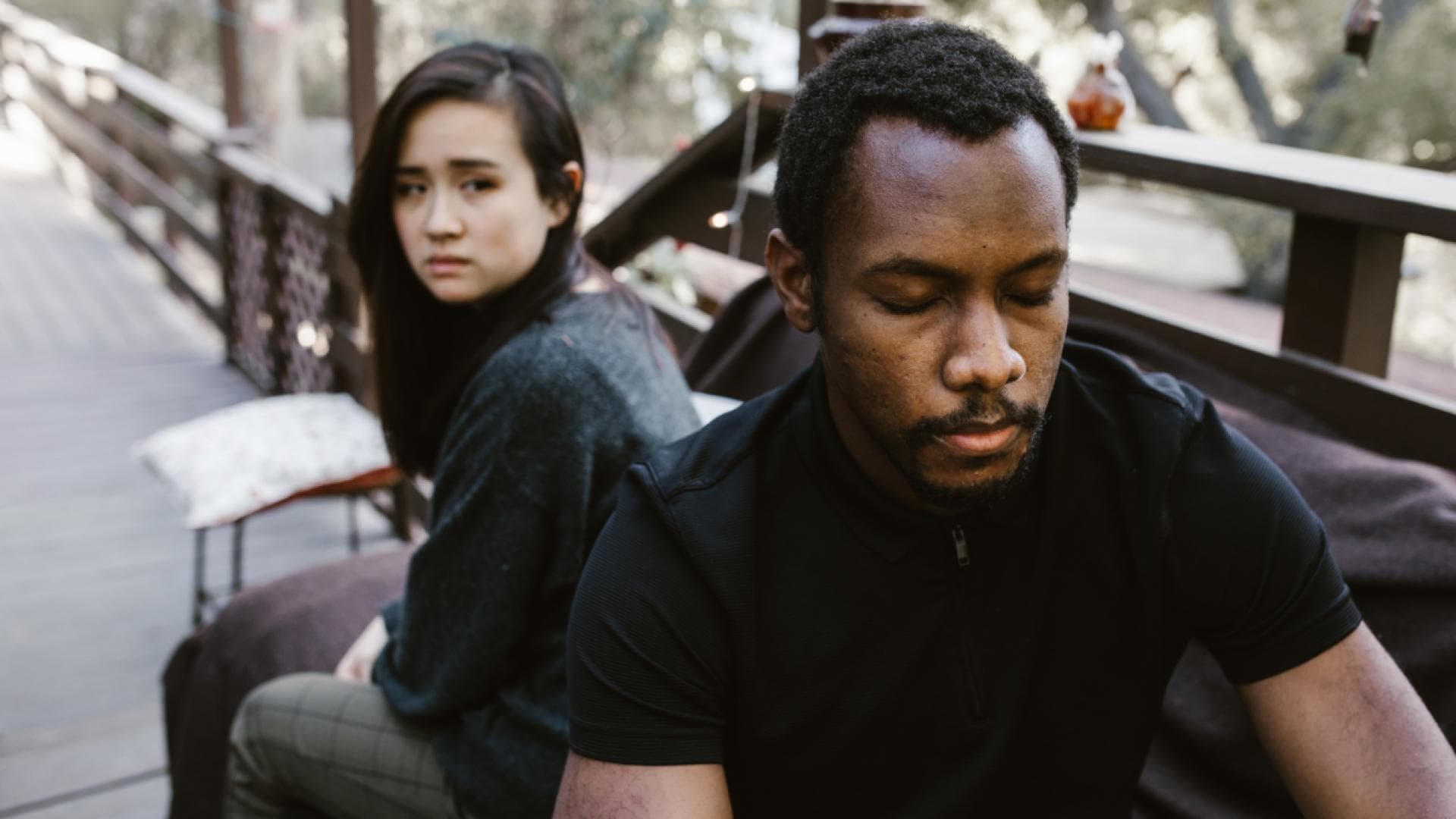 Frau und Mann im Streit