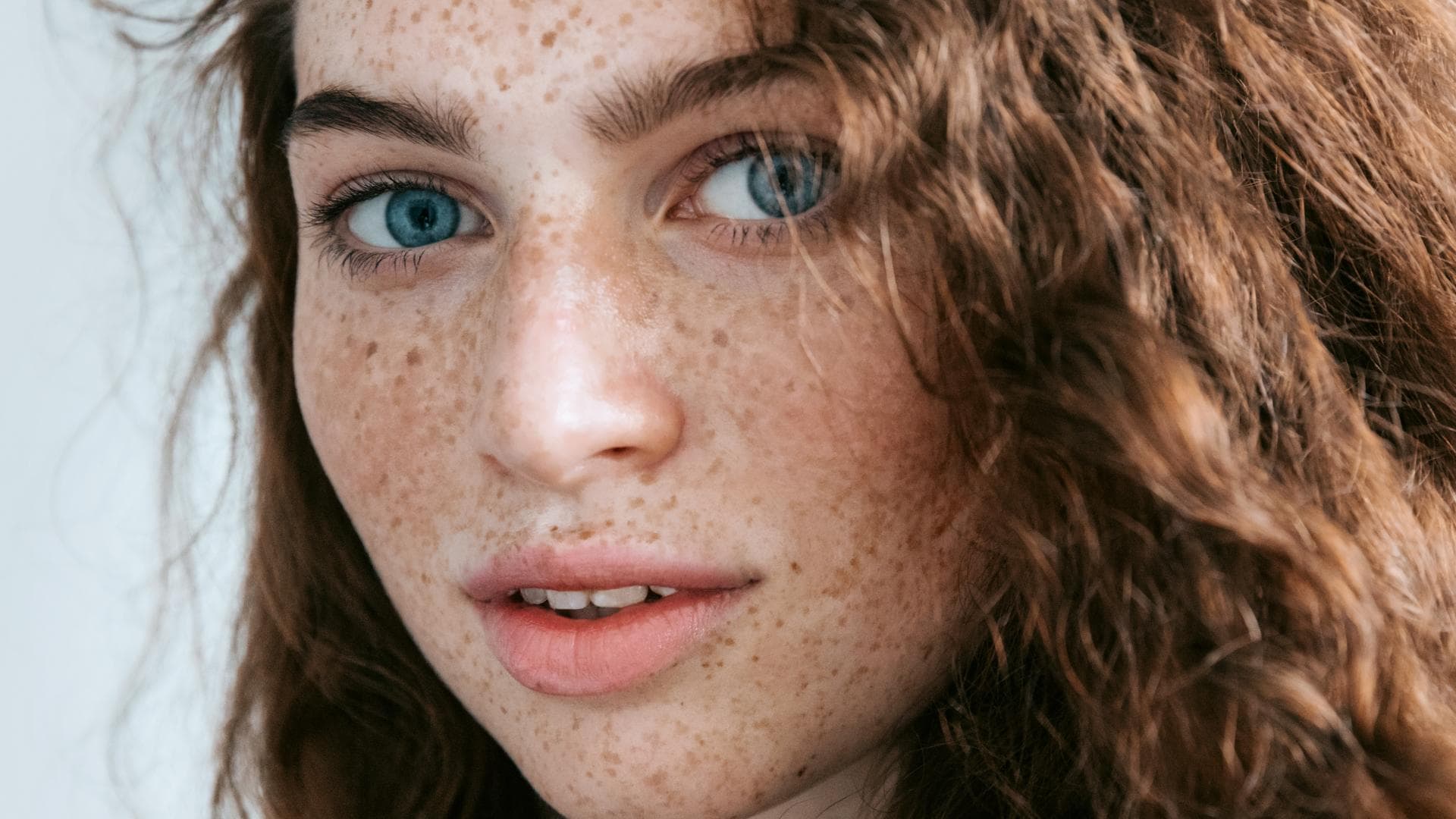 Gesicht Sommersprossen
