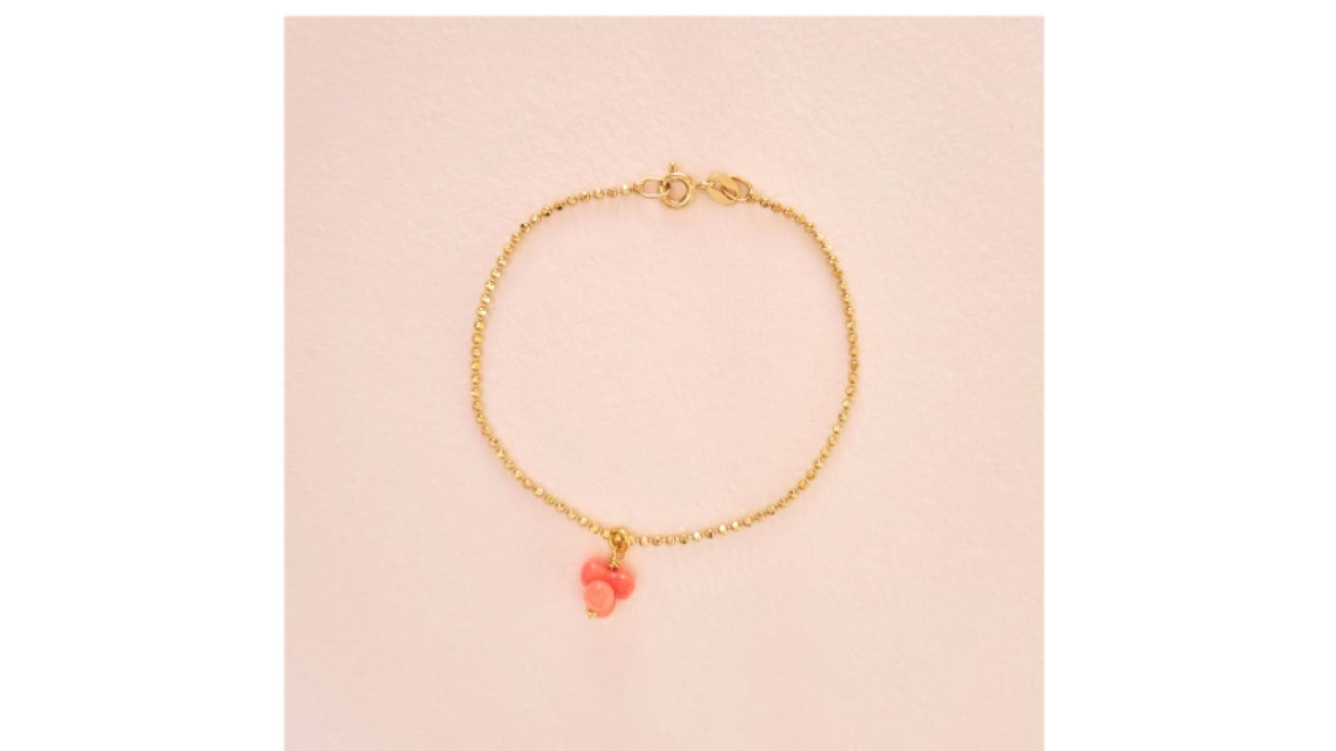 Armband in Koralle