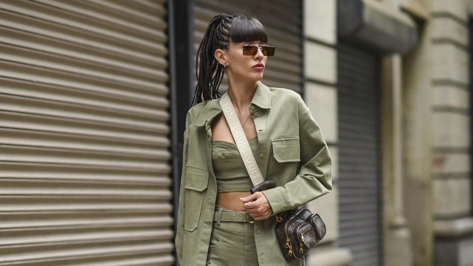 Grünes Outfit