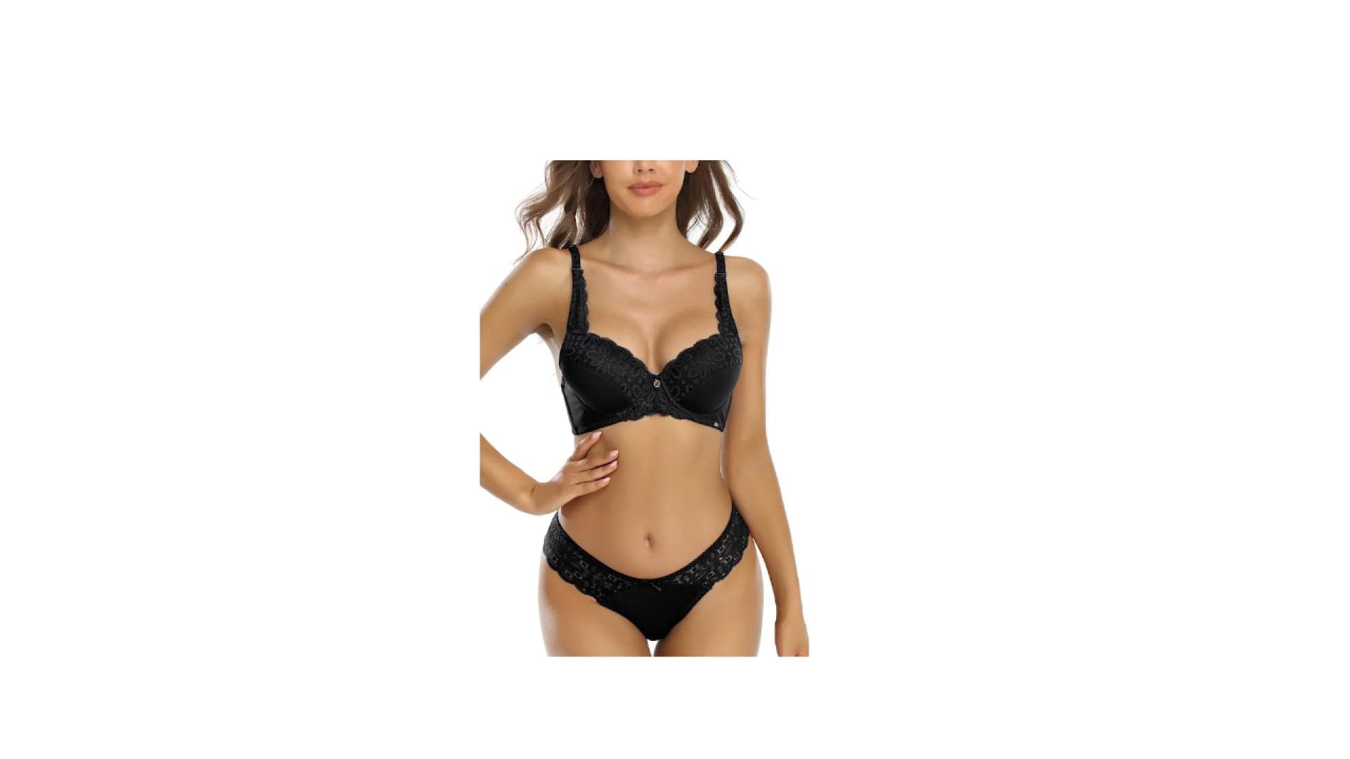 Frau in Dessous