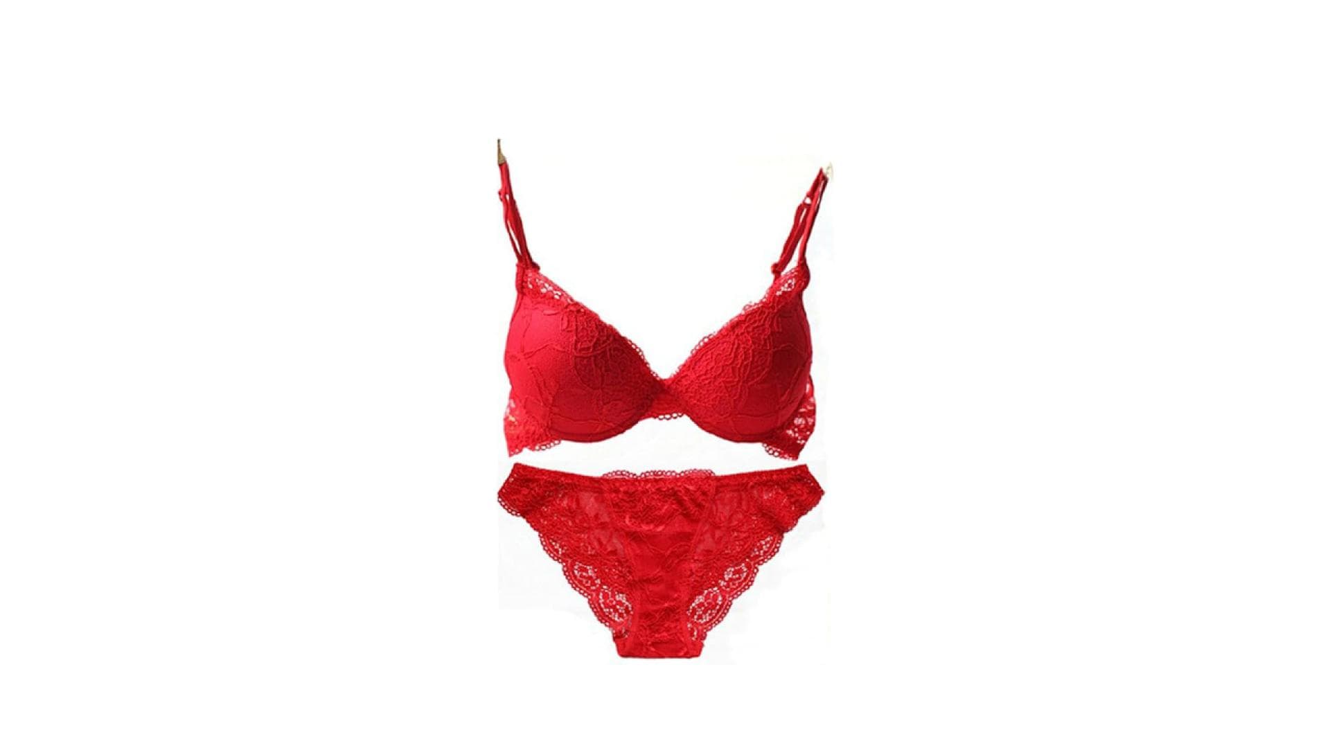 Frau in Dessous