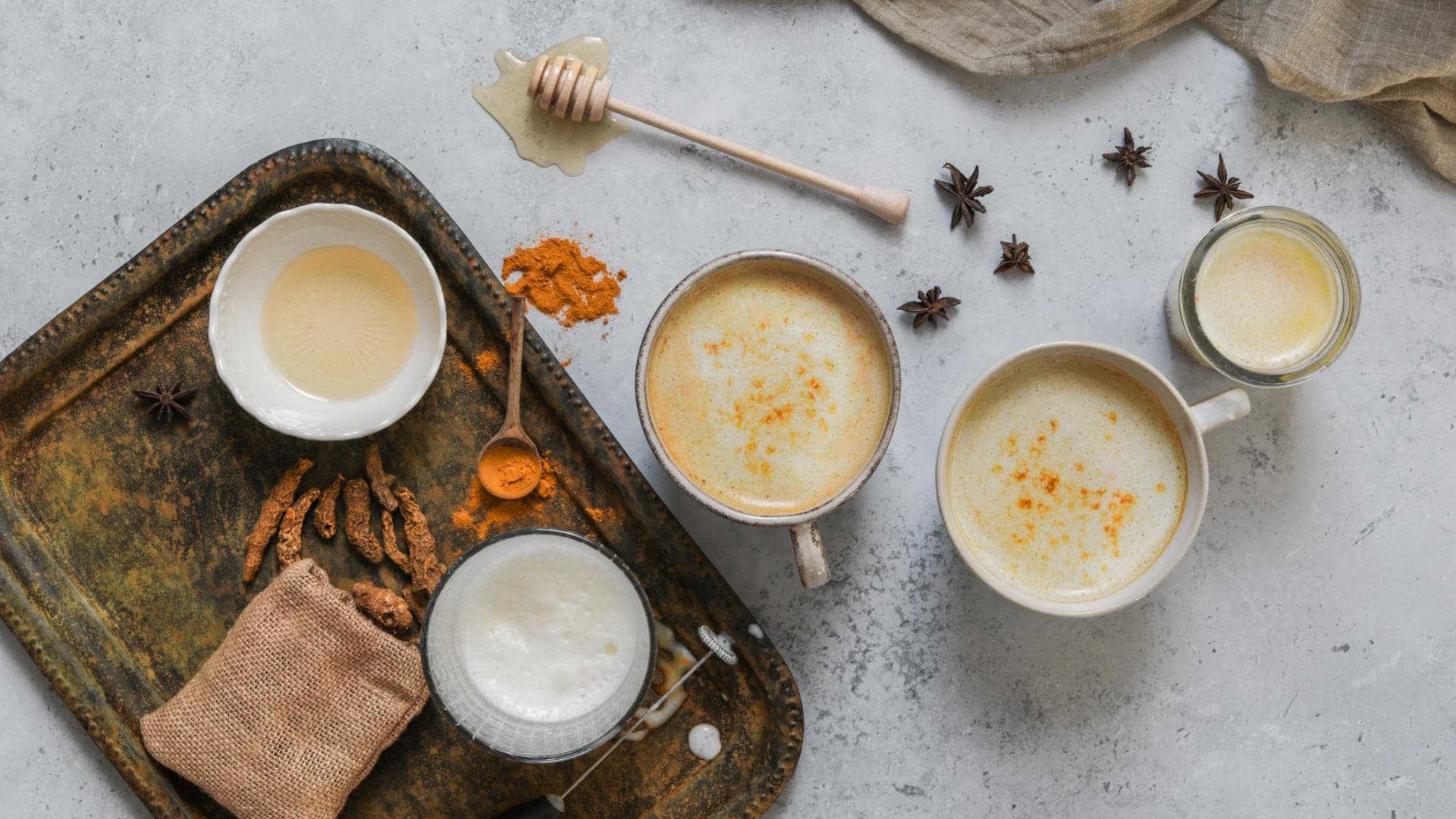 Goldene Milch Zutaten