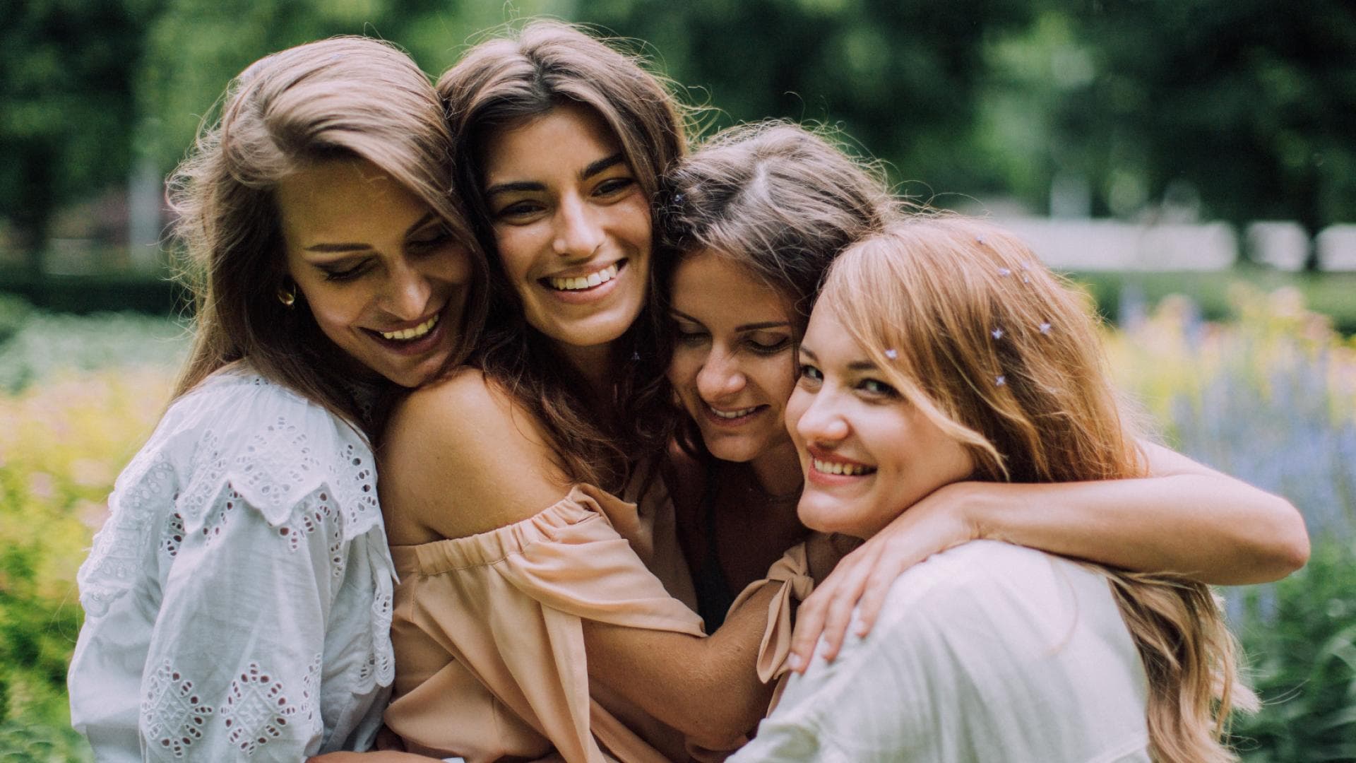 Gruppe von Freundinnen