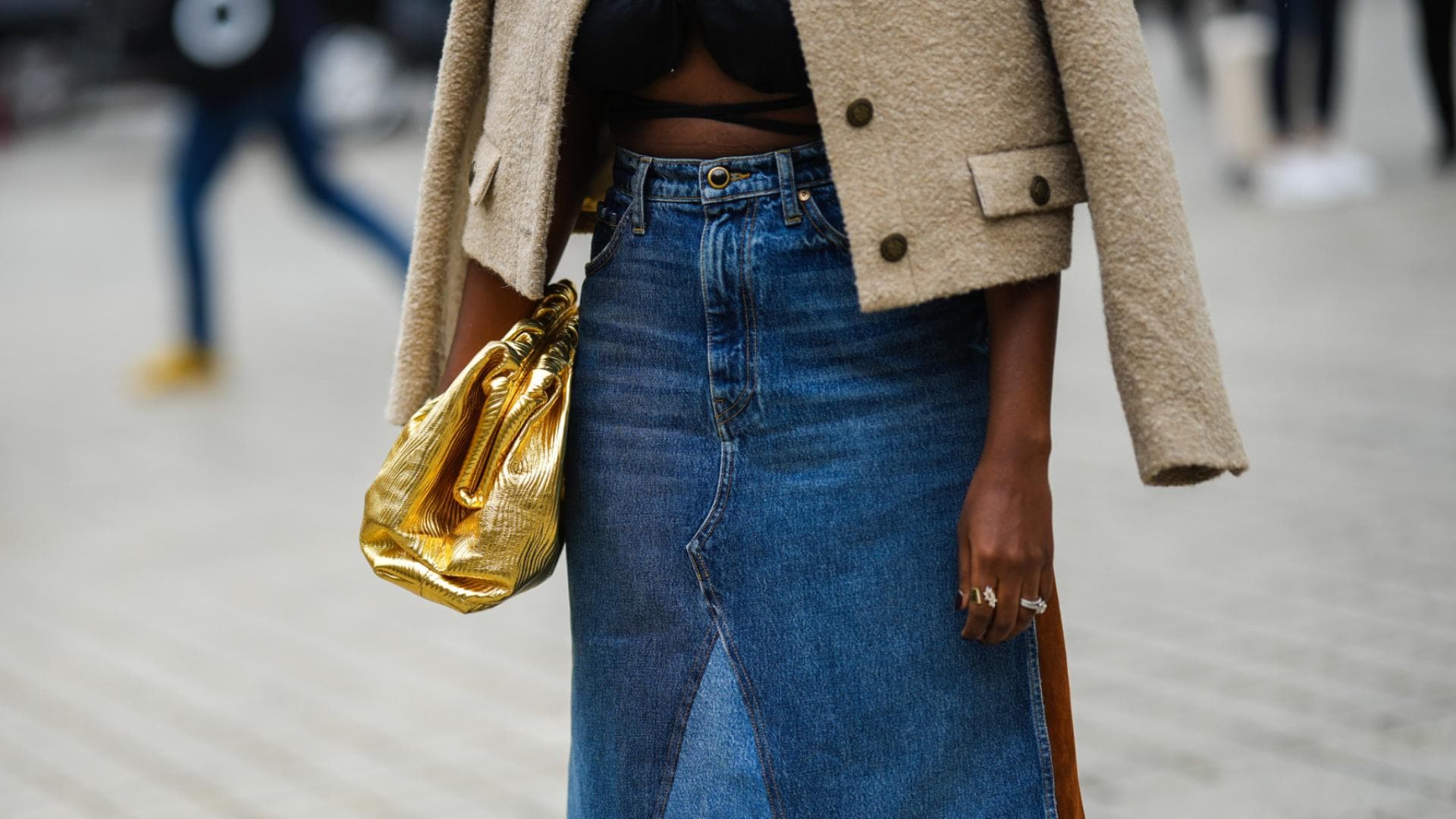 Jeansrock Streetstyle
