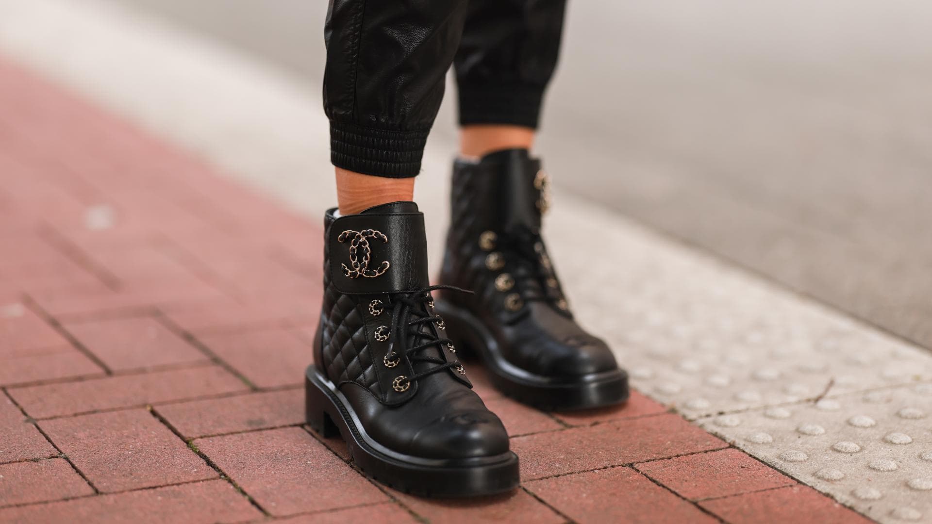 Schwarze Stiefel
