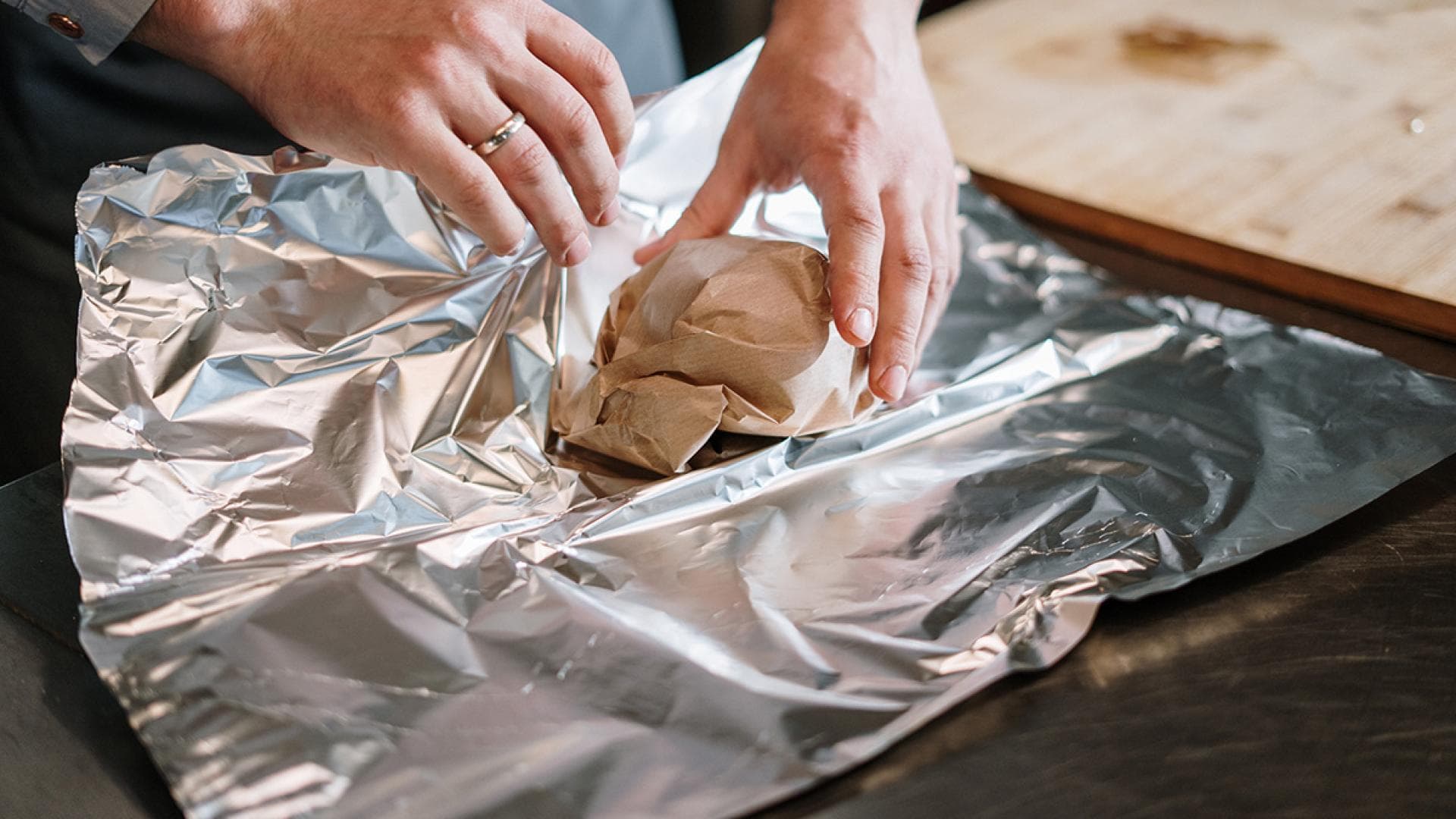 Essen in Alufolie