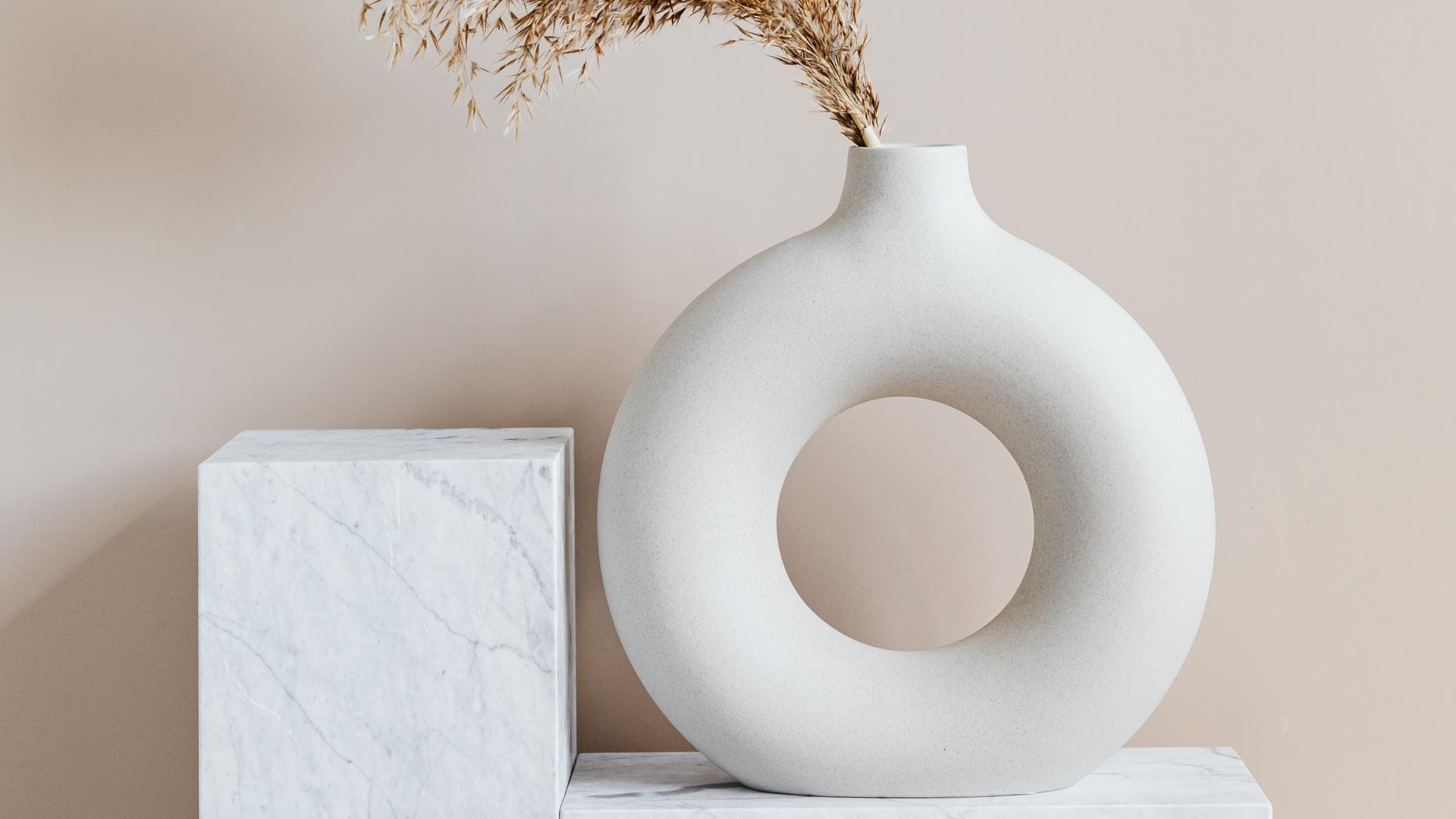 Vase weiß