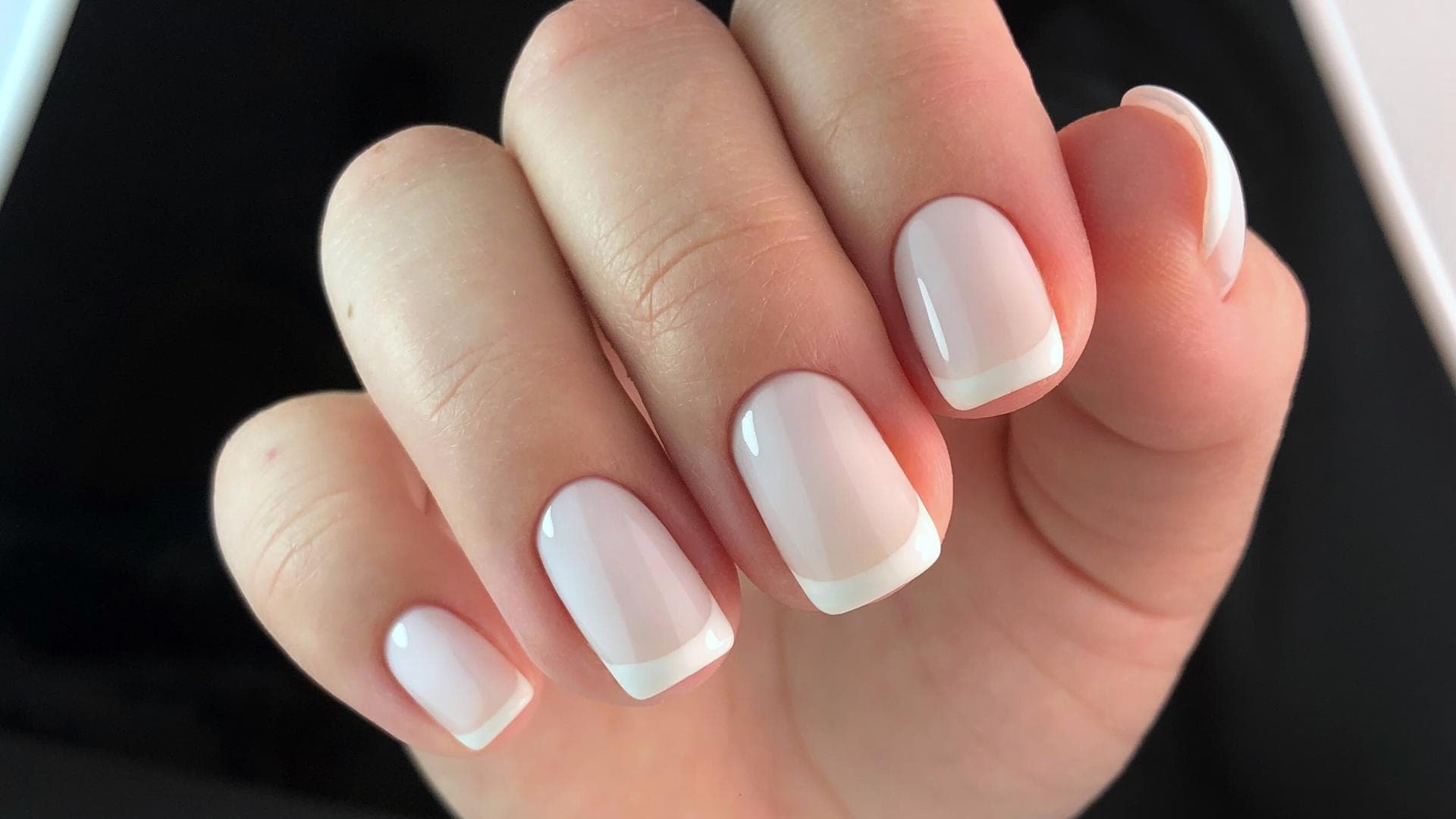 Glazed Vanilla French Nails