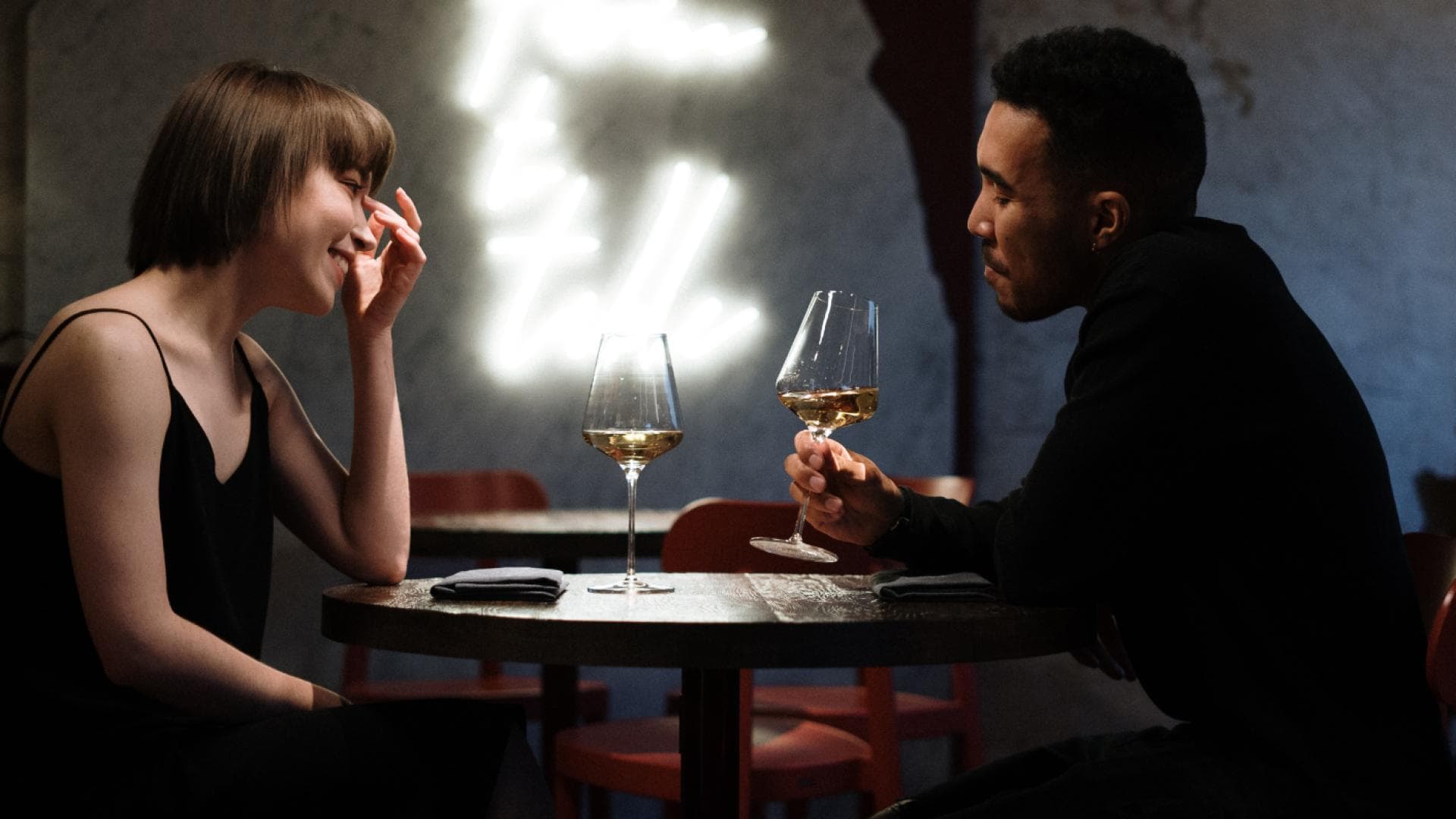 Paar beim ersten Date