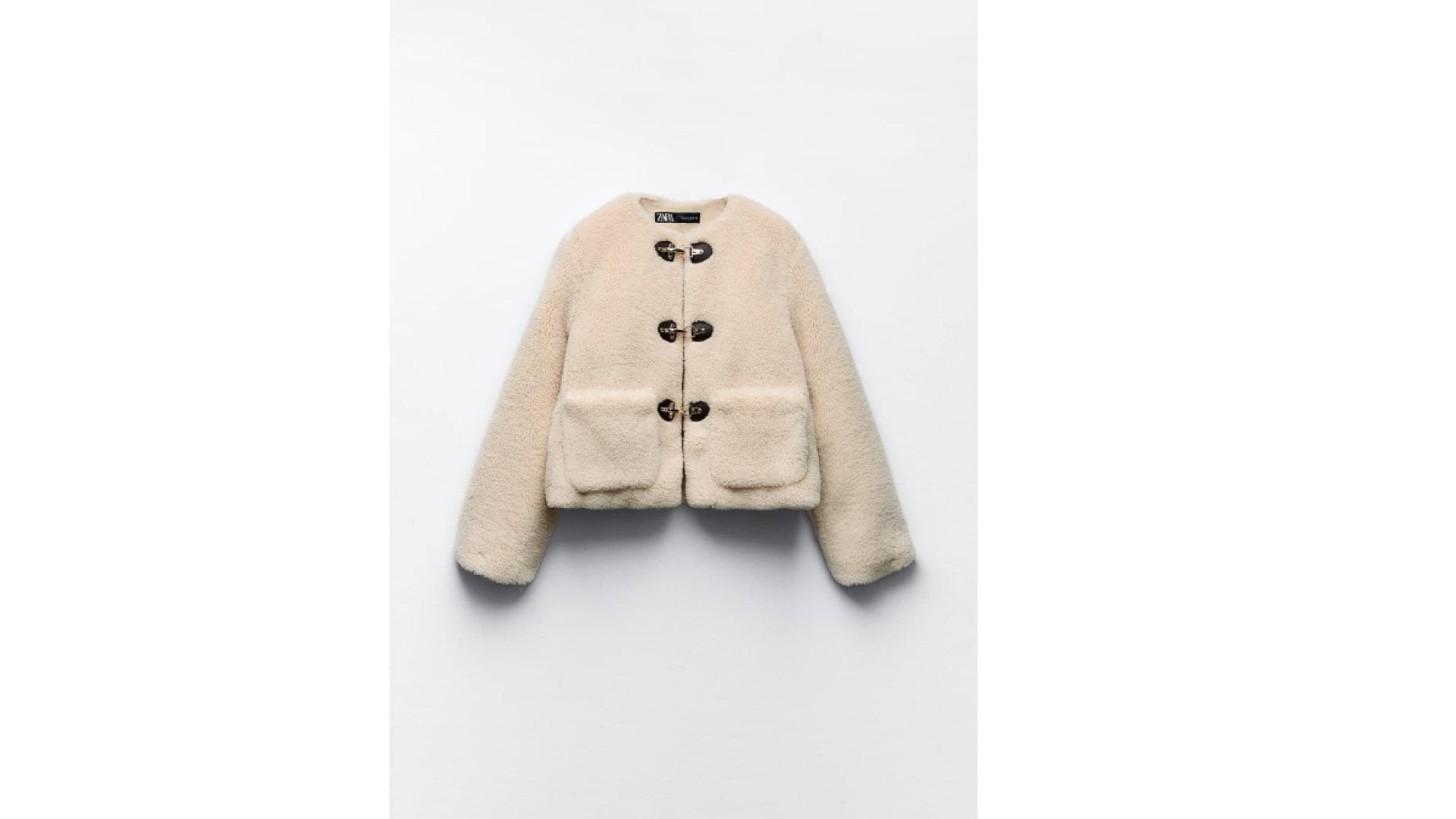 Fake Fur Jacke Zara 