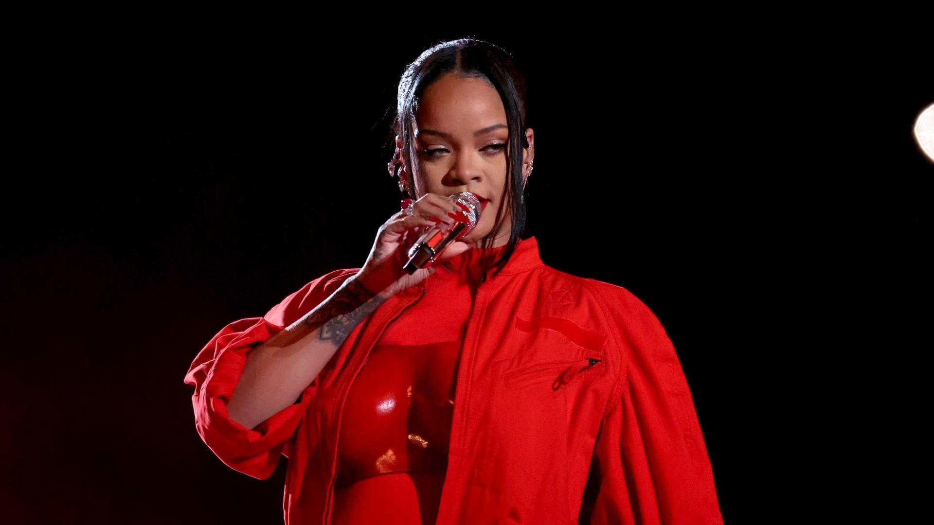 Rihanna bei dem Super Bowl