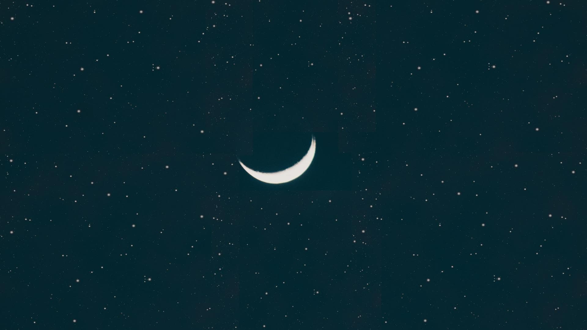 Mond am Himmel