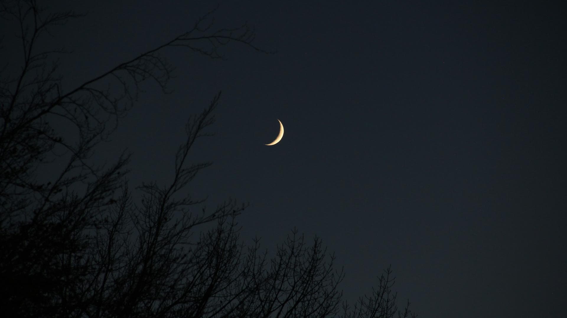 Mond am Nachthimmel