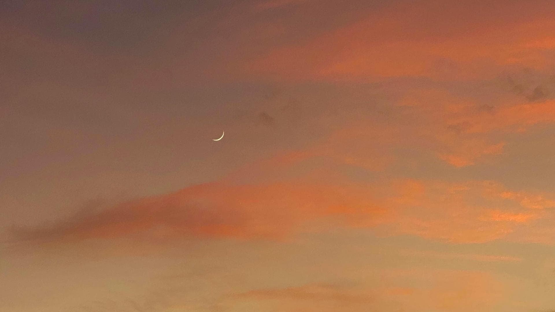 Mond am Himmel