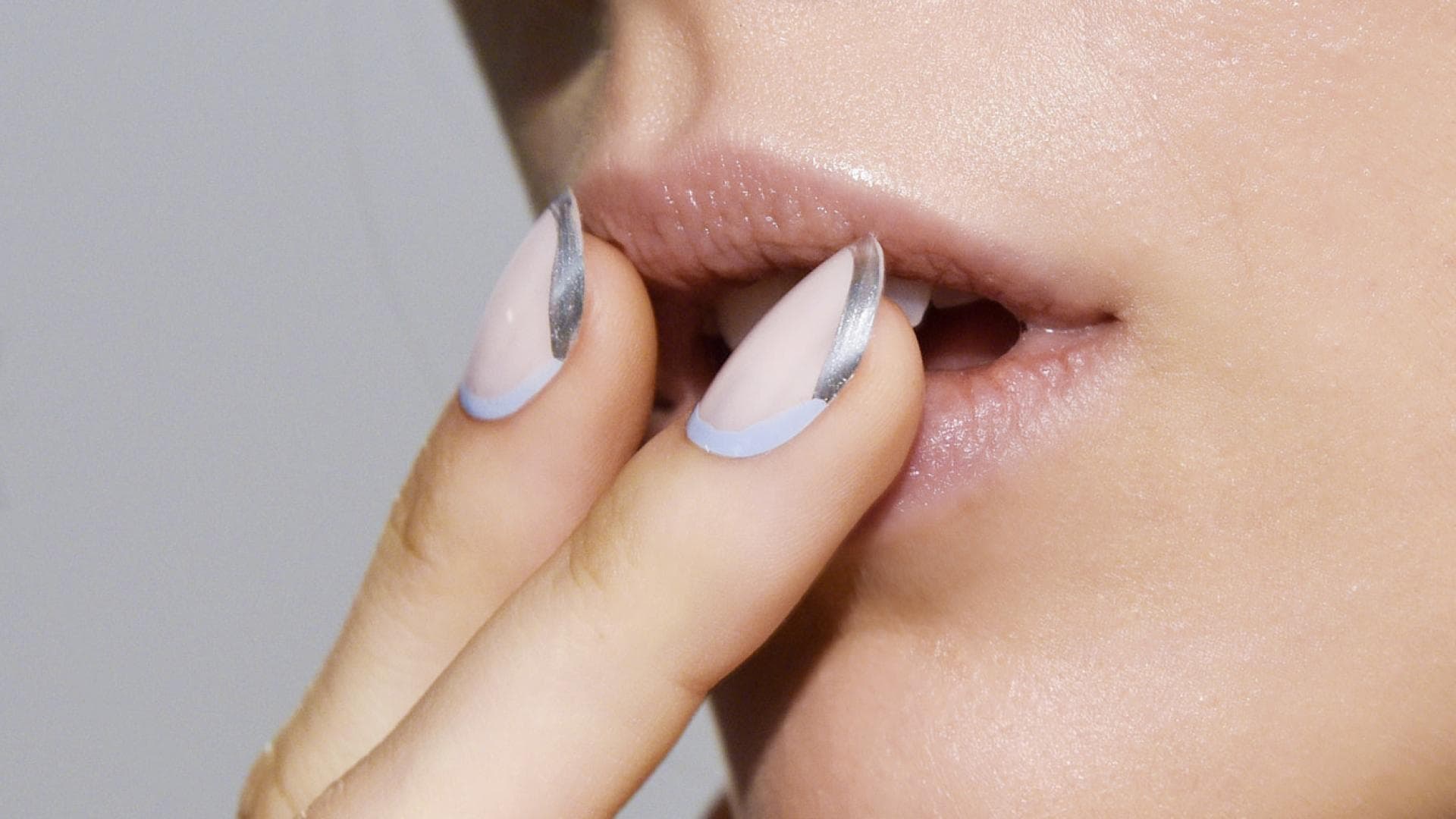 French Nails kurze Nägel