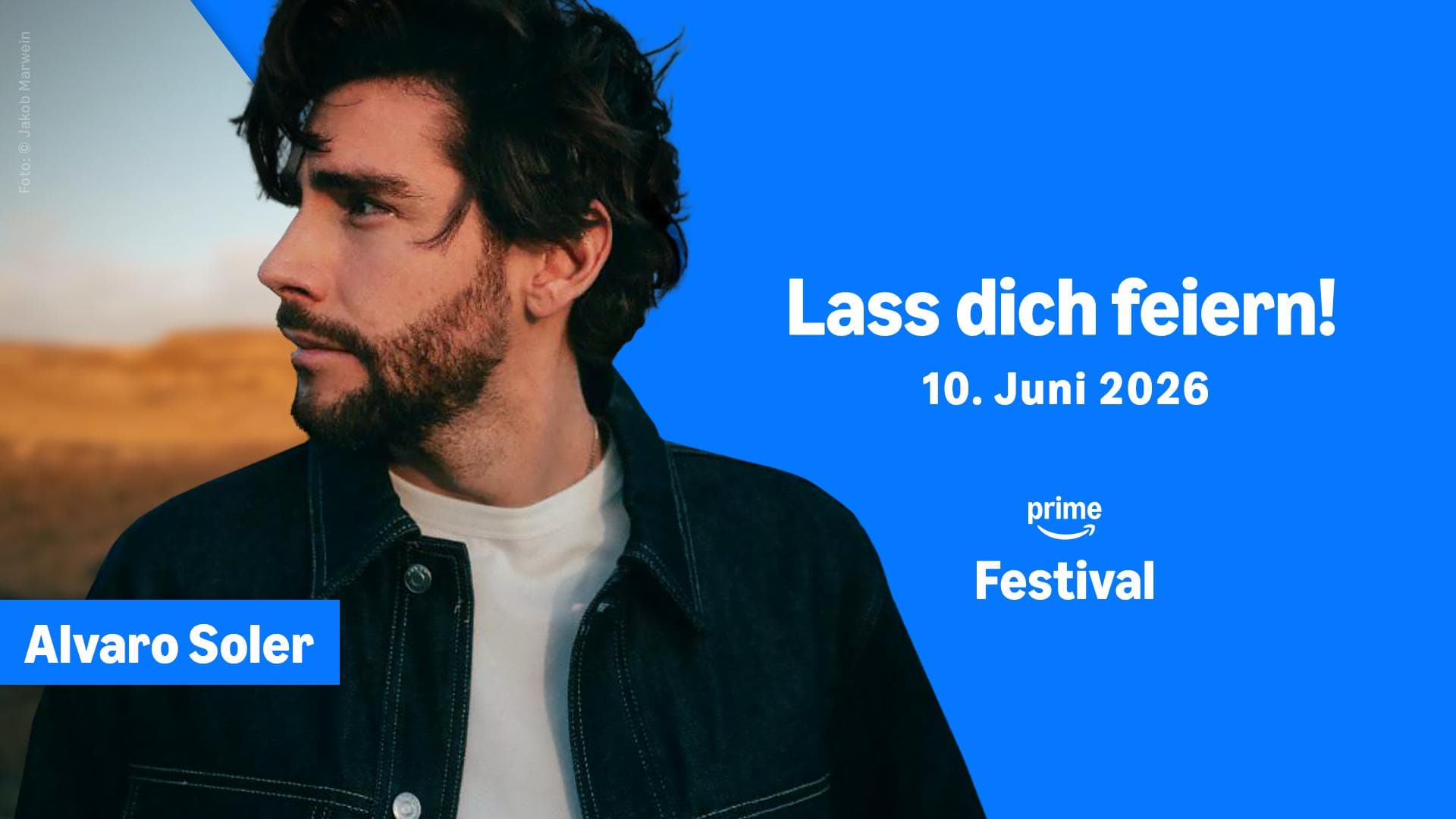 Amazon Prime Festival mit Alvaro Soler Amazon Prime Festival mit Alvaro Soler