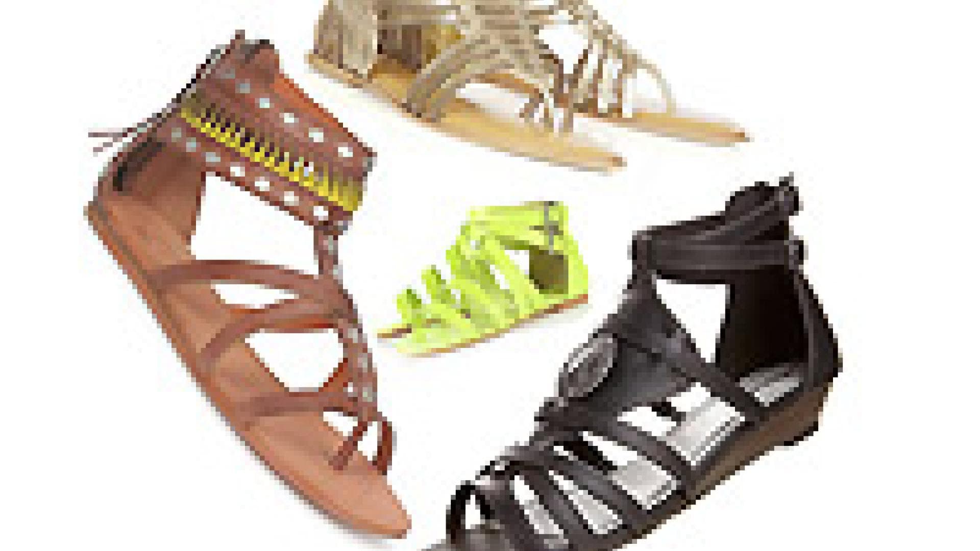 Römersandalen und Gladiators