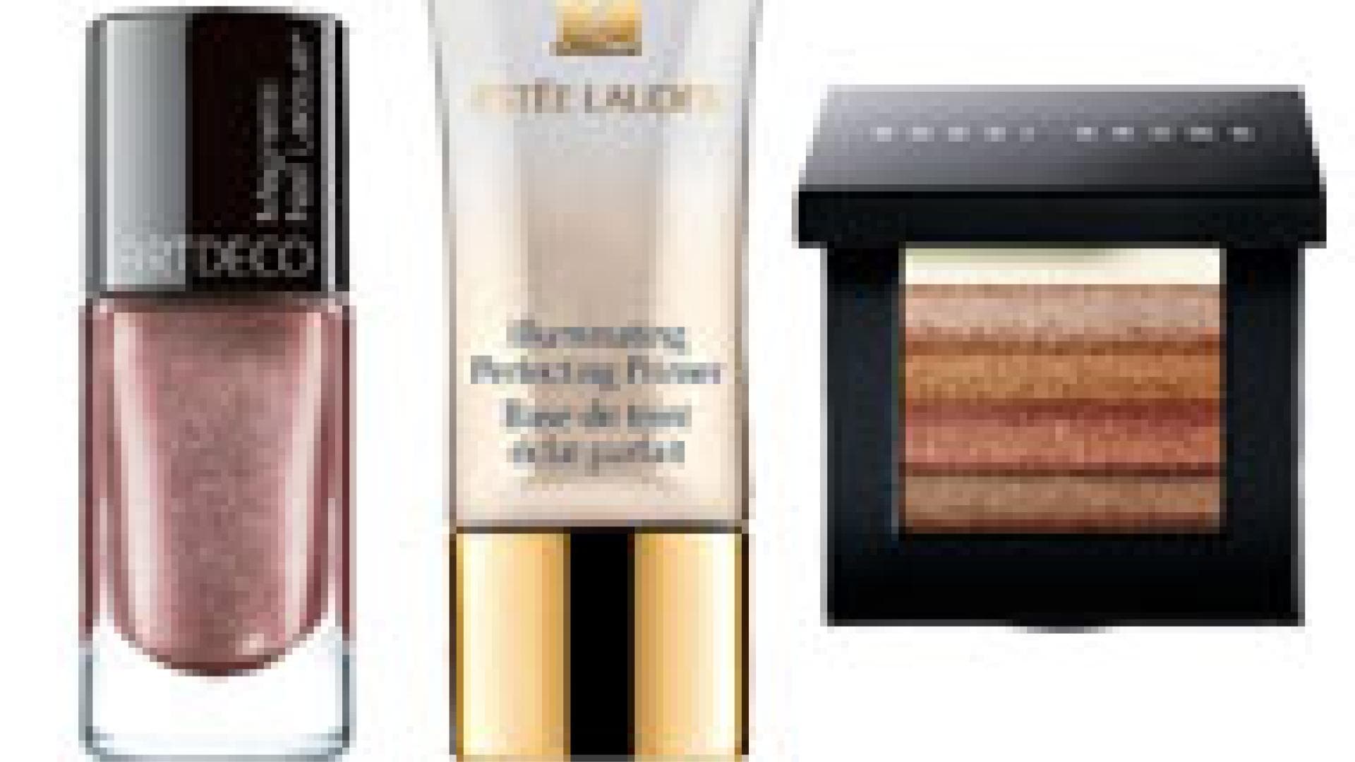 Schimmerndes Make-up