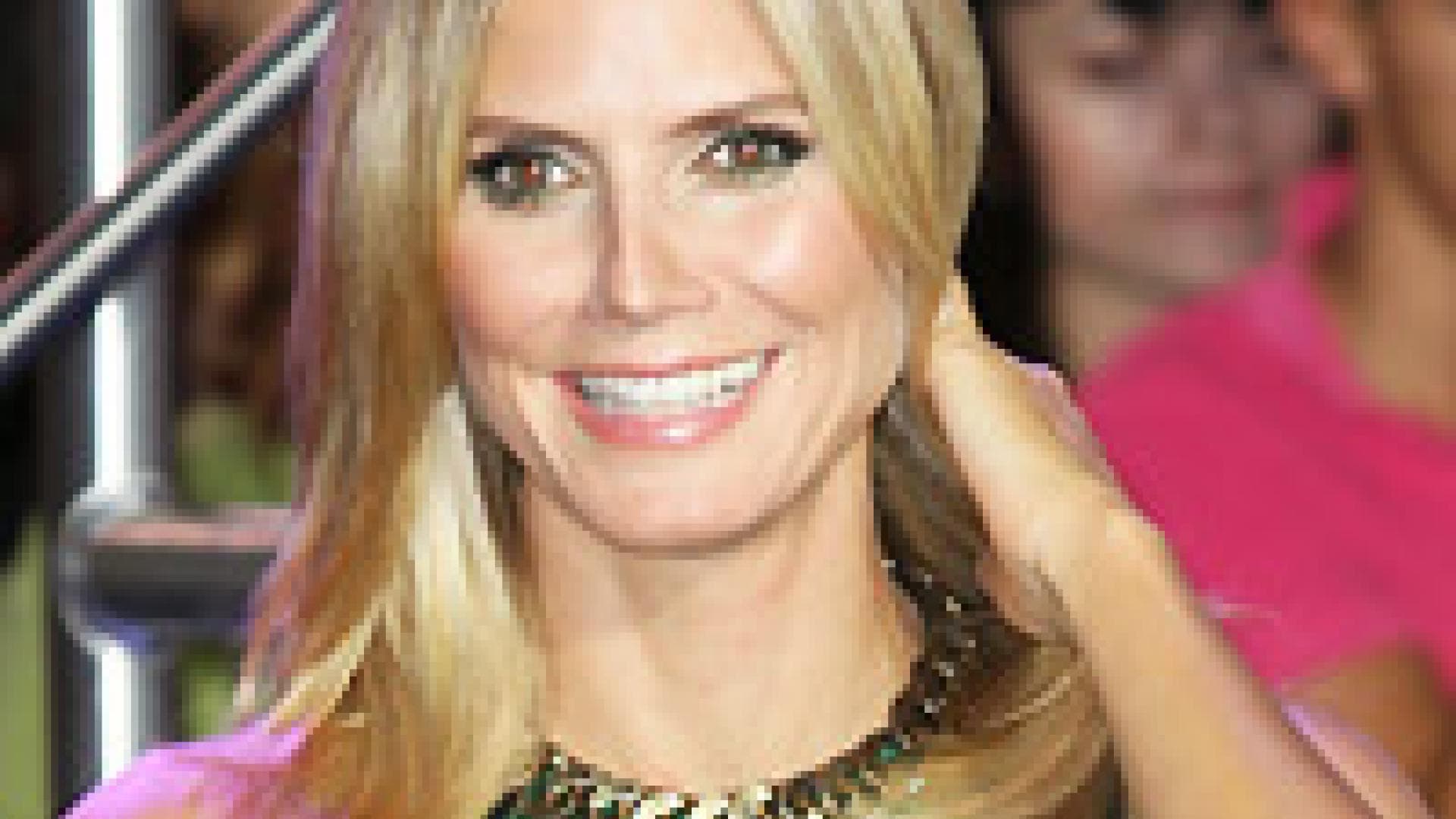 Heidi Klum in der Satinfalle