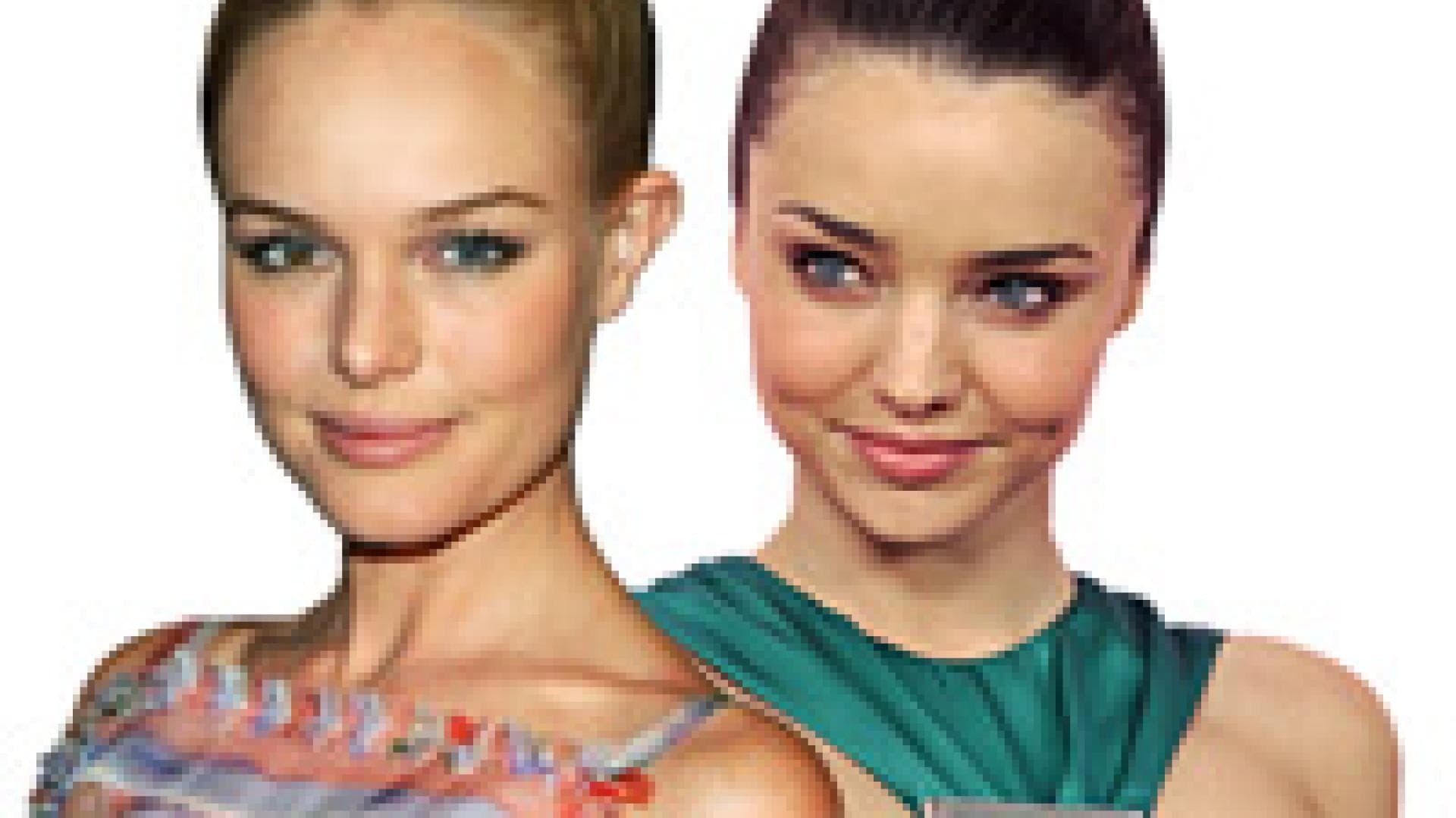 Zwei Stars, eine Frisur