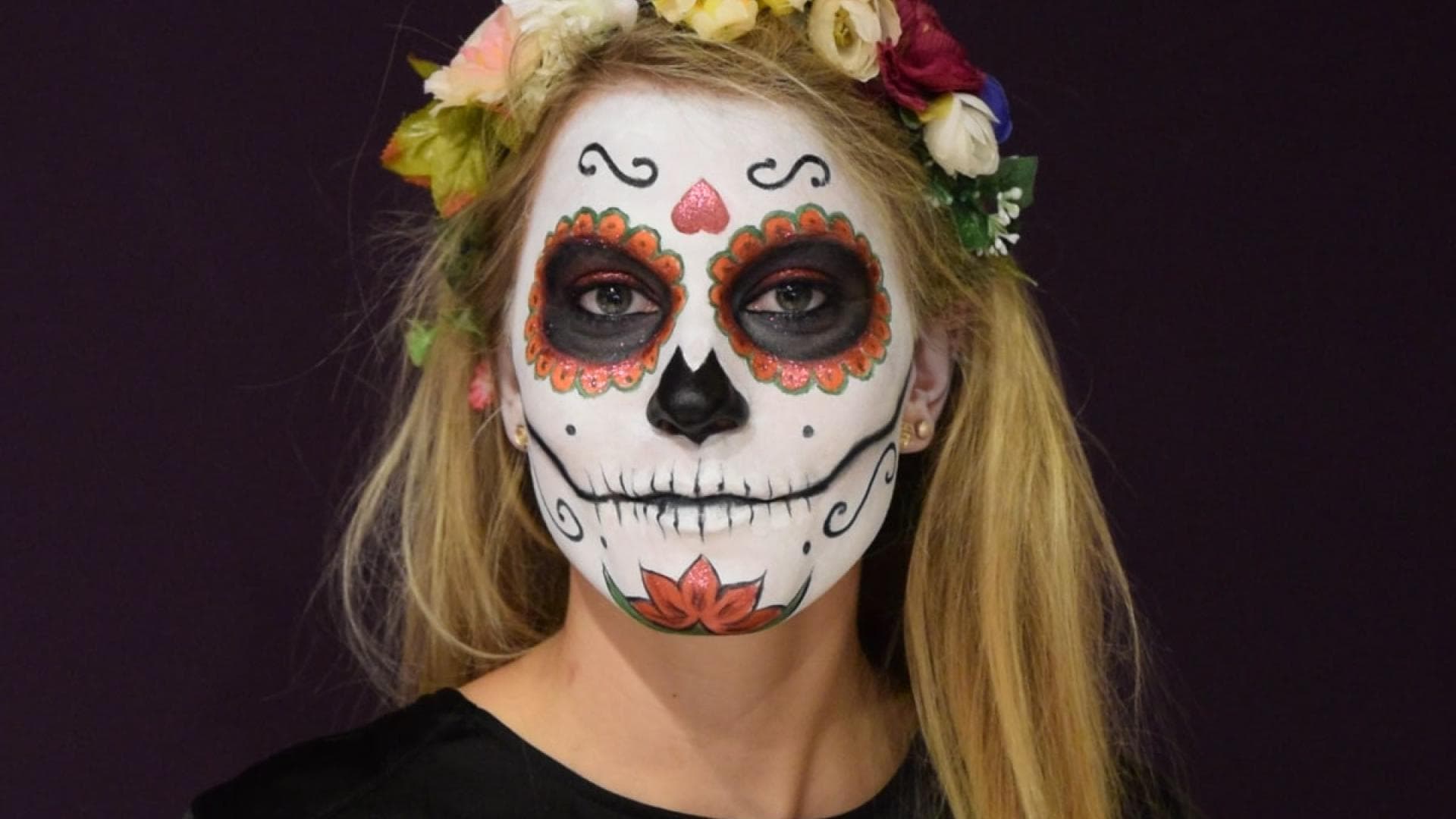 Totenmaske schminken