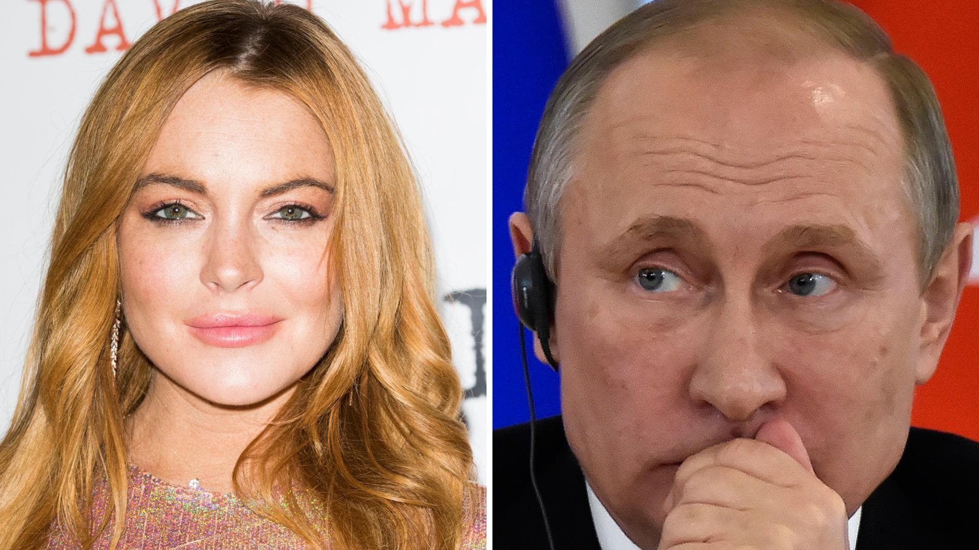 Lindsay Lohan Wladimir Putin