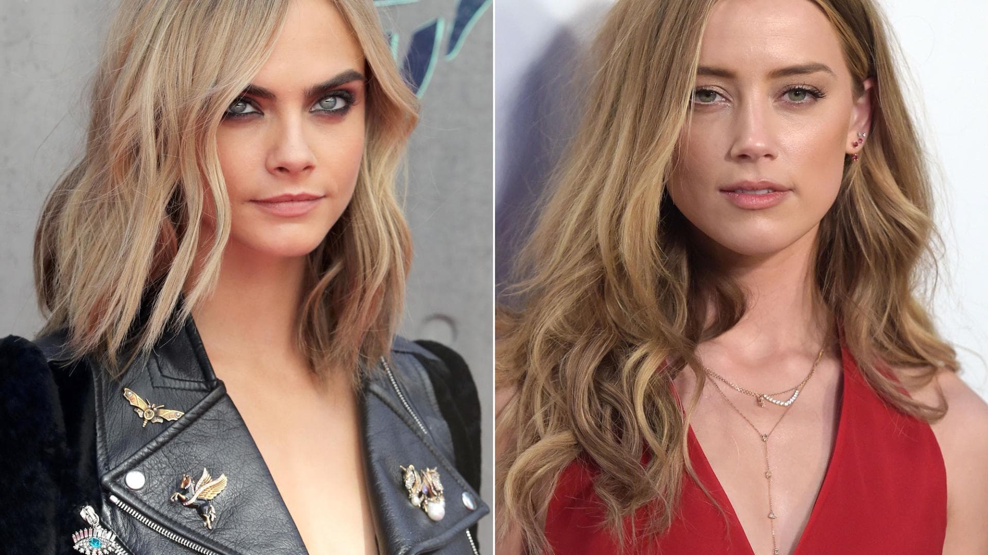 Cara Delevingne und Amber Heard