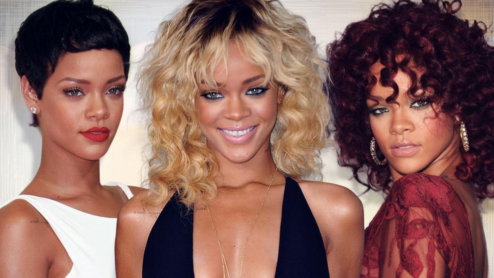 Rihannas Frisuren - eine Zeitreise
