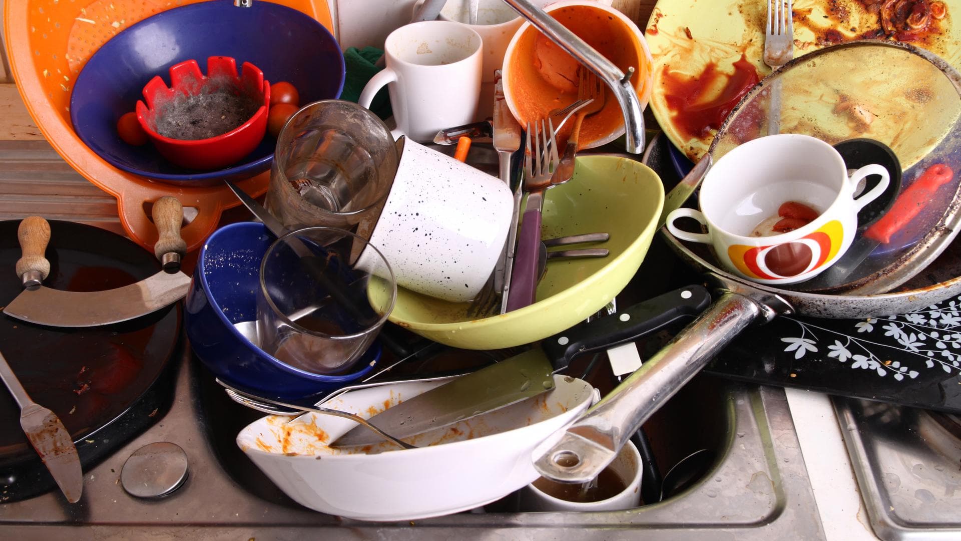 WG dreckiges Geschirr Studie Mitbewohner 