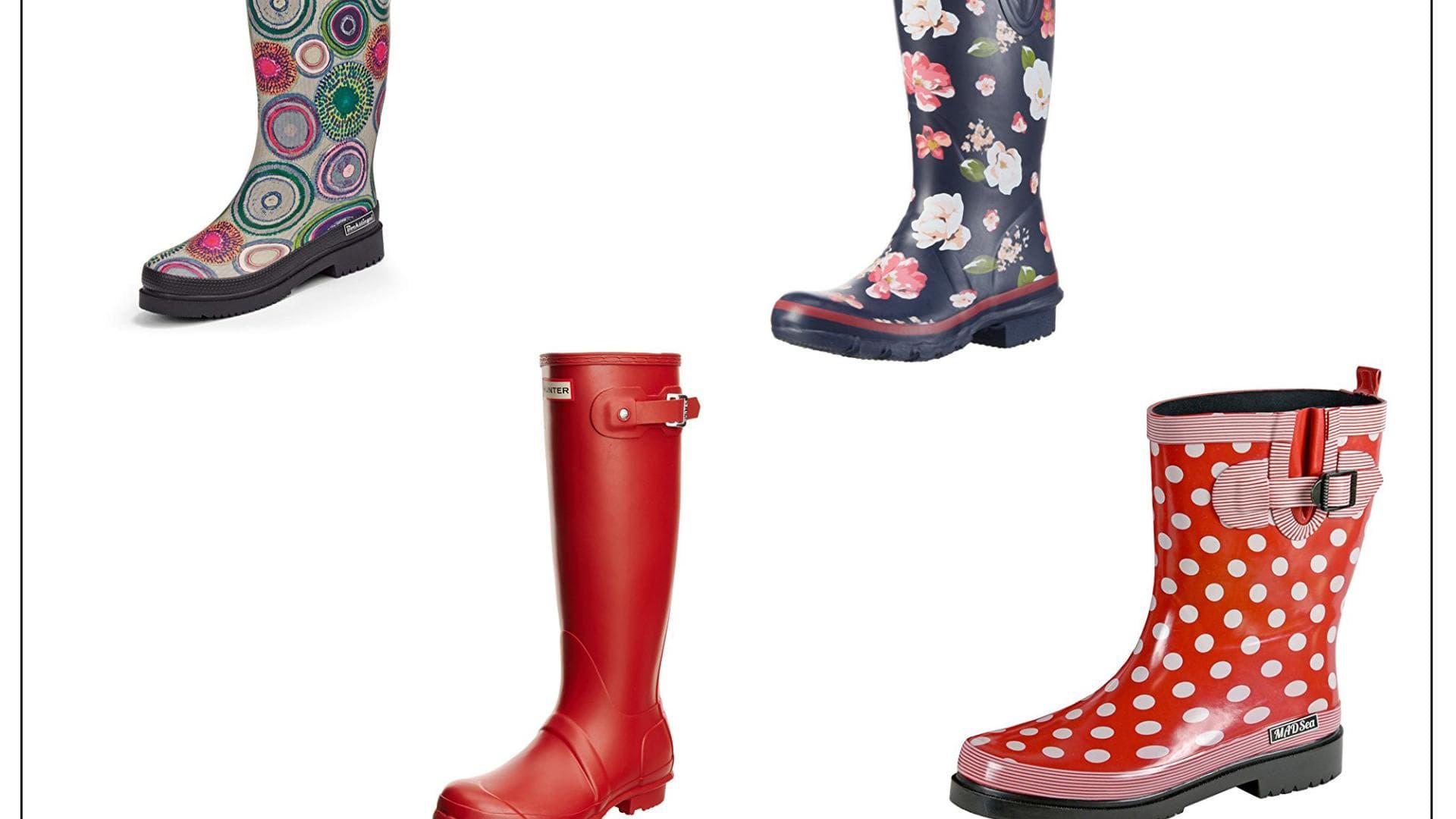 Regenmode: Gummistiefel