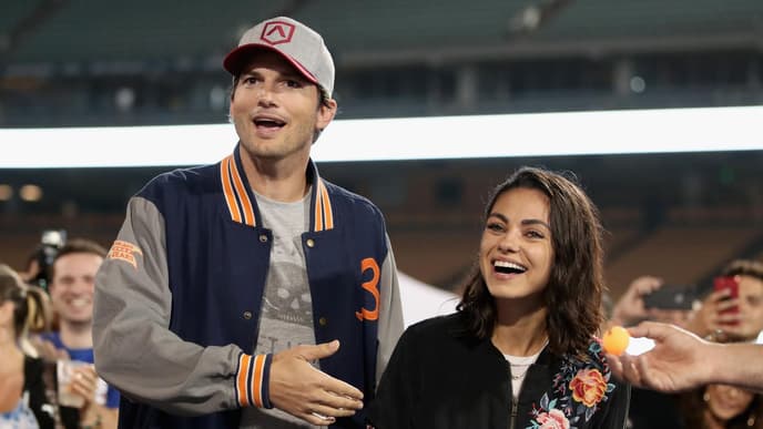 Ashton Kutcher und Mila Kunis