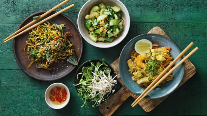 Asiatisches Essen 