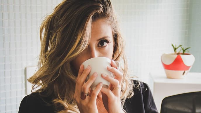 Kaffee trinken 