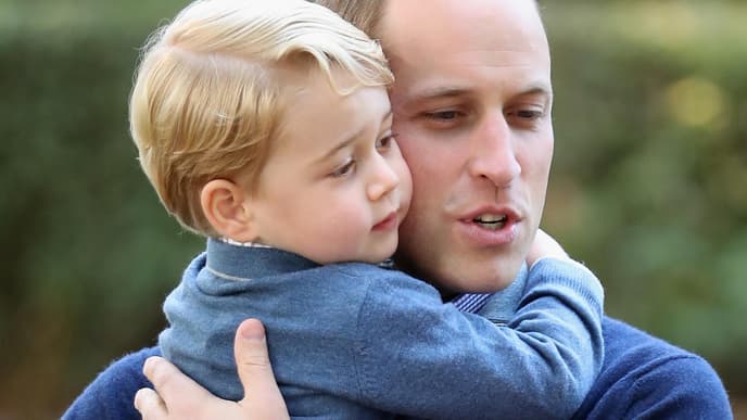 Prinz George und Prinz William