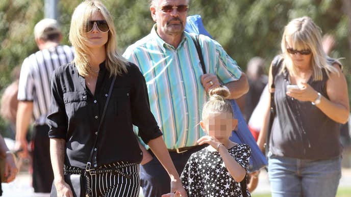 Heidi Klum mit Tochter Leni