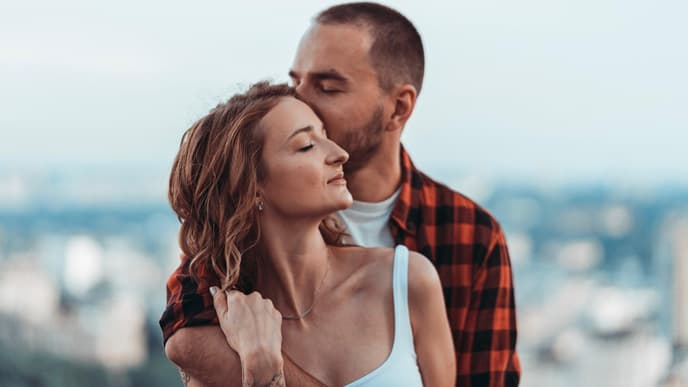 Online Dating Liebespaar