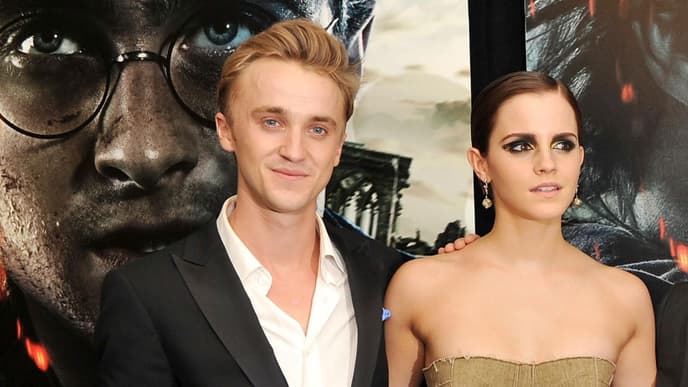 Tom Felton und Emma Watson