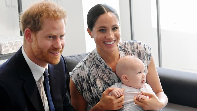 Meghan Markle und Prinz Harry mit Sohn Archie