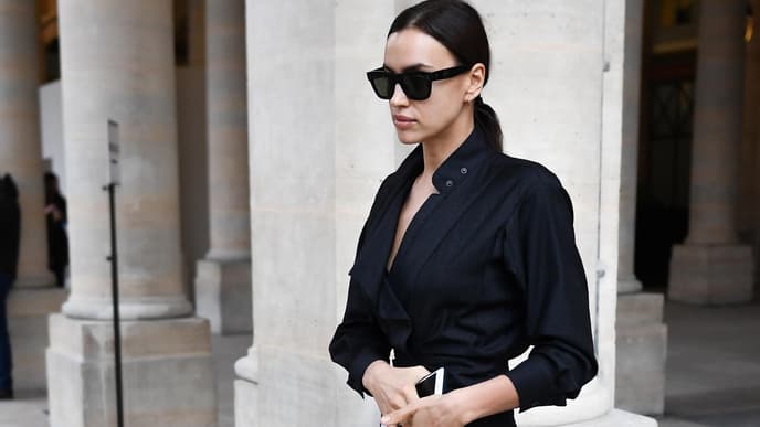 Irina Shayk Paris Fashion Week