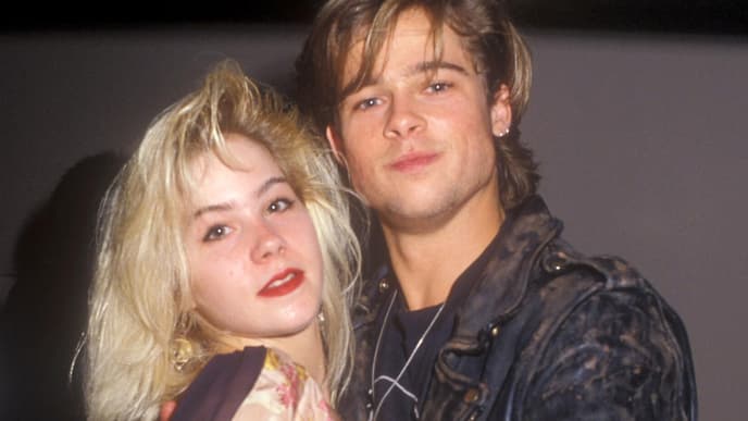 Christina Applegate und Brad Pitt