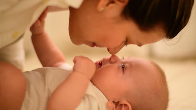 Mama und Baby 
