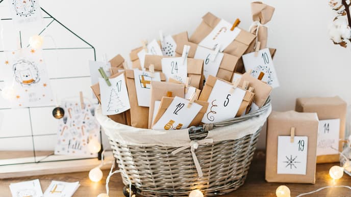 Adventskalender zum Befüllen