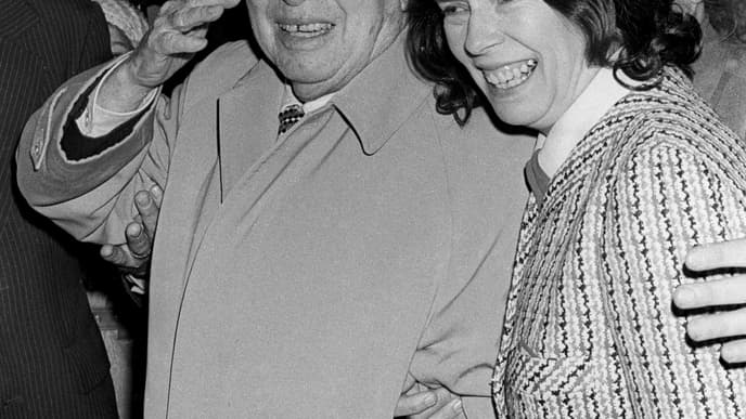 Charlie Chaplin und Oona O'Neill Chaplin