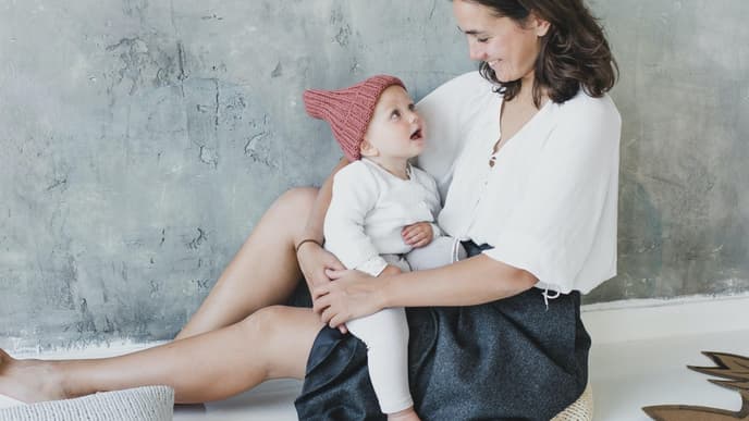 Baby und Mutter